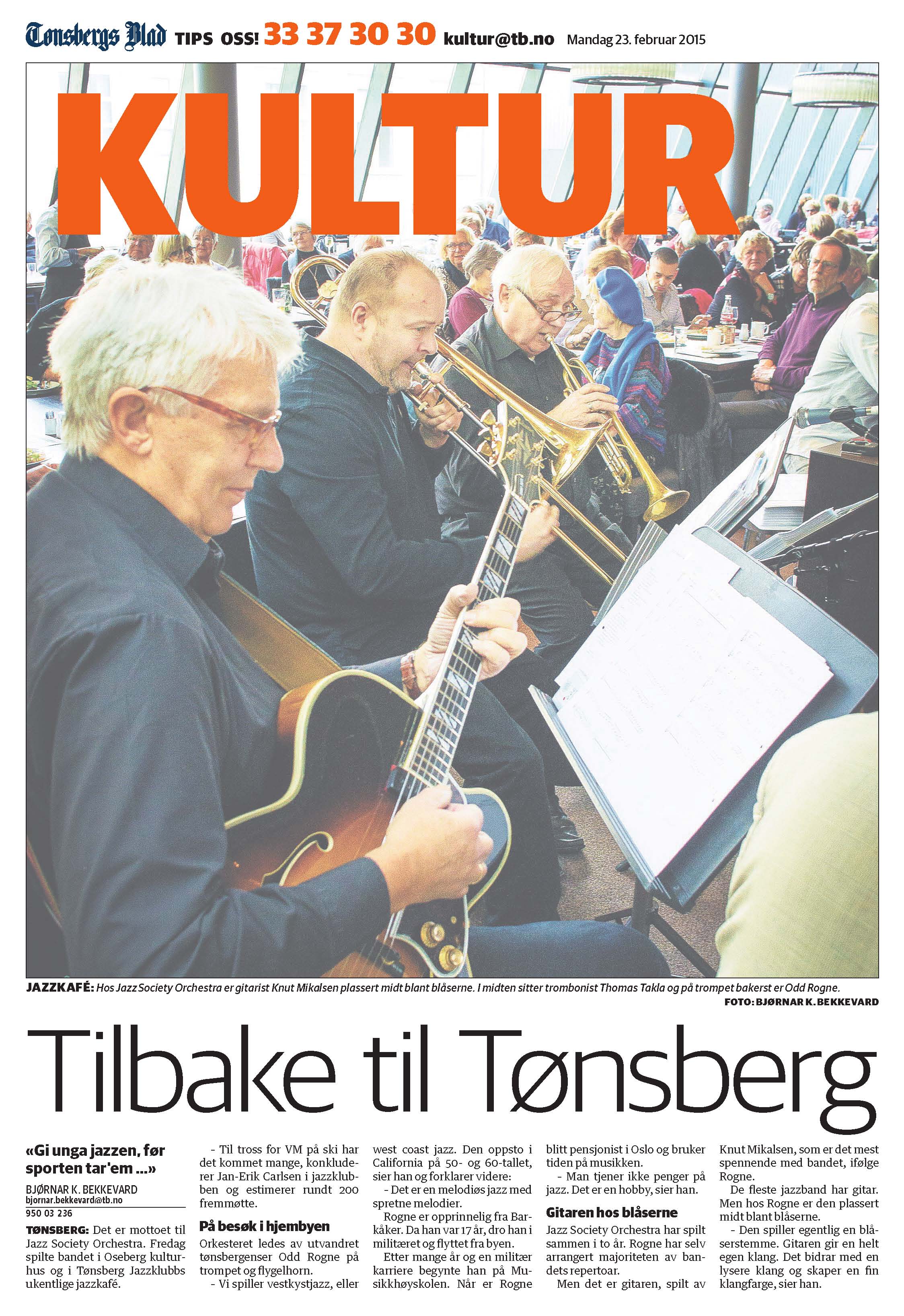 Omtale Tbg Blad 23 feb 2015