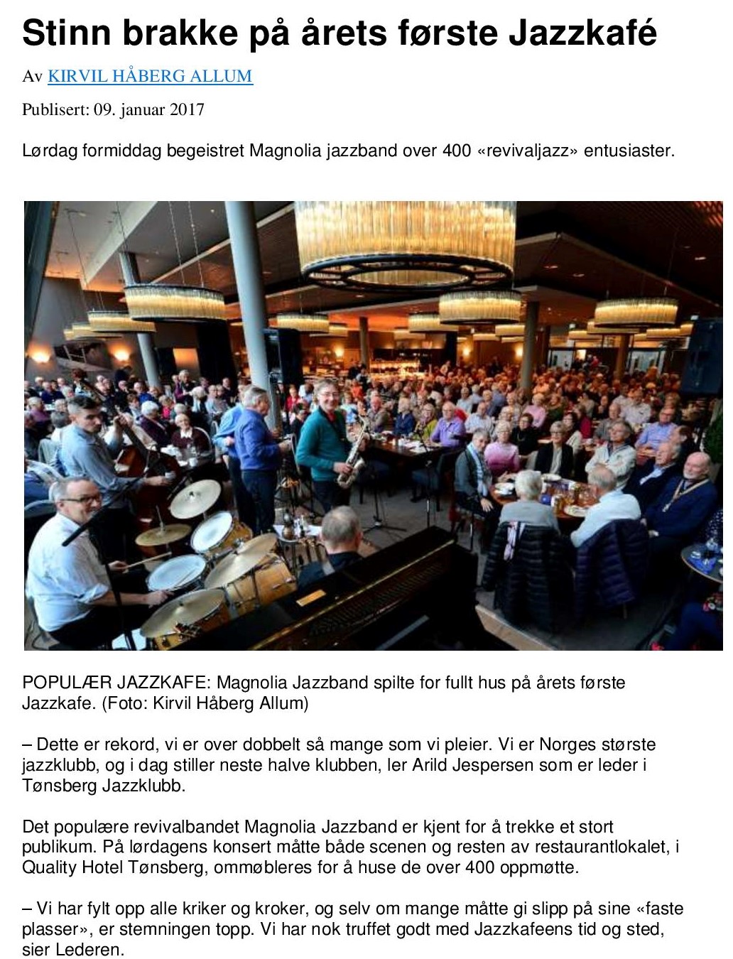 Stinn brakke på årets første Jazzkafé page 001