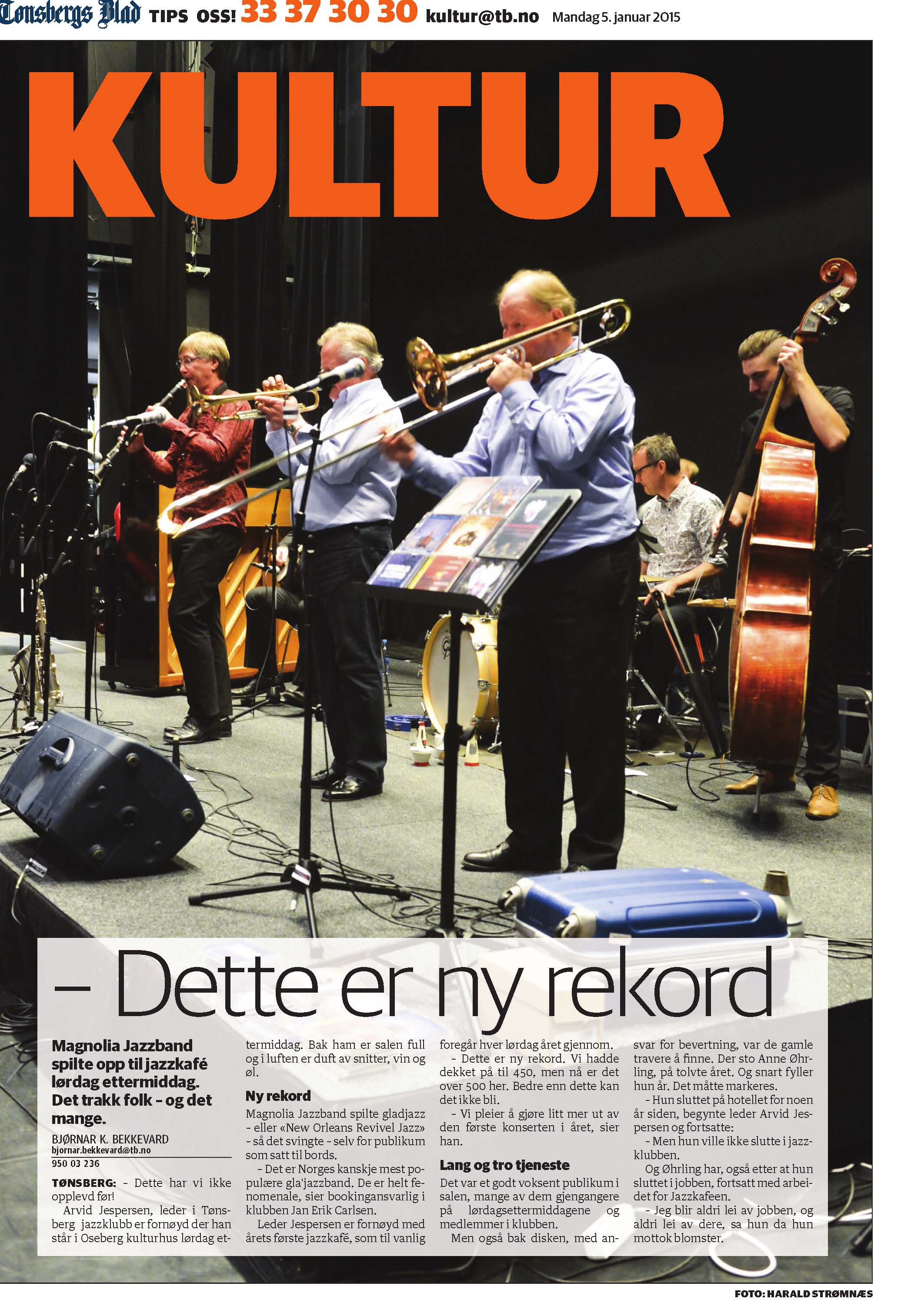 omtale Tbg Blad 5 jan 2015
